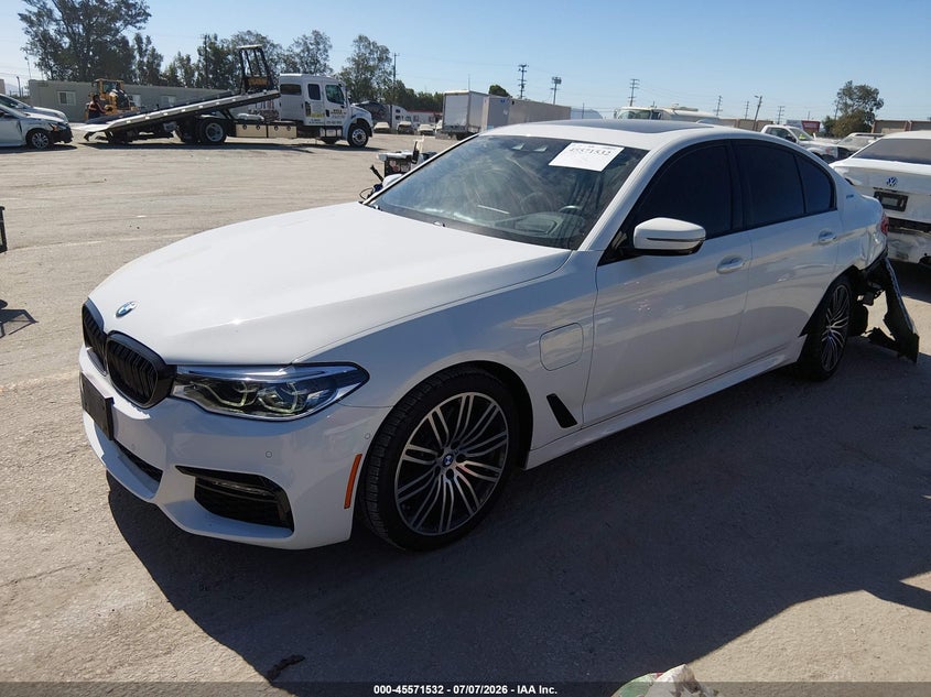 2018 BMW 5er VIN WBAJA9C52JG622974 IAAI salvage auction — LEFT REAR, Salvage (California), sold $5,200 on 2026-07-29 (photo 2)