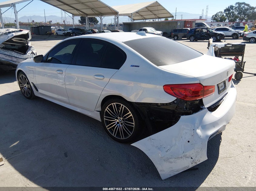 2018 BMW 5er VIN WBAJA9C52JG622974 IAAI salvage auction — LEFT REAR, Salvage (California), sold $5,200 on 2026-07-29 (photo 3)