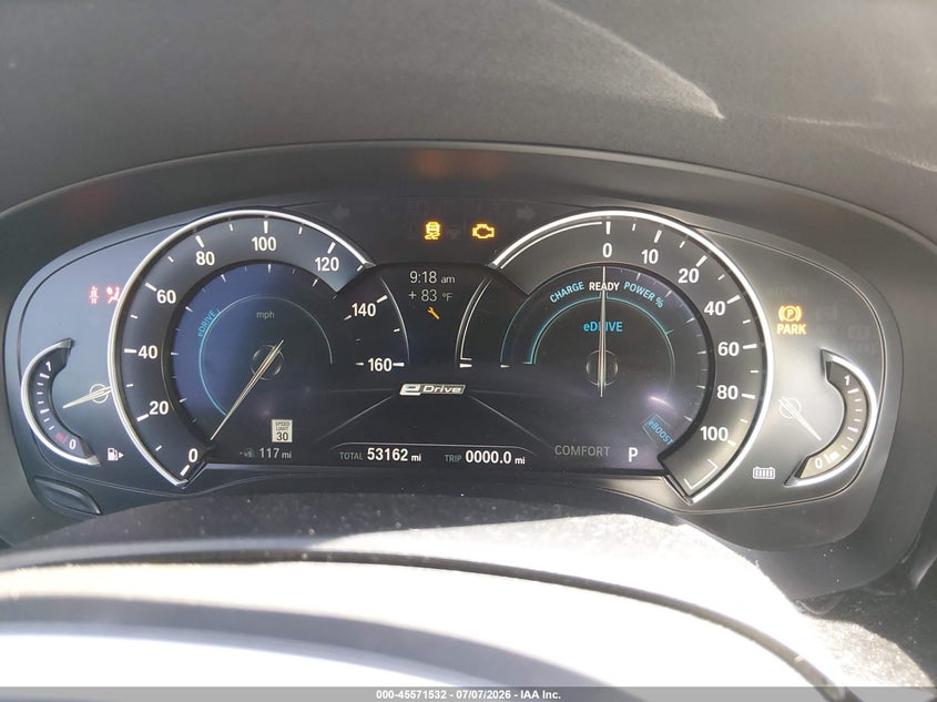2018 BMW 5er VIN WBAJA9C52JG622974 IAAI salvage auction — LEFT REAR, Salvage (California), sold $5,200 on 2026-07-29 (photo 7)