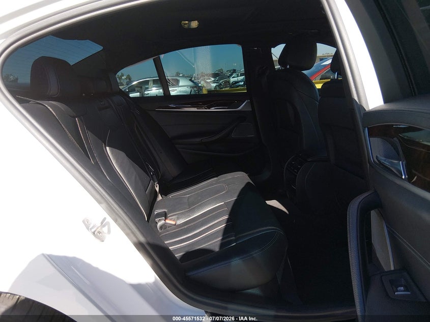 2018 BMW 5er VIN WBAJA9C52JG622974 IAAI salvage auction — LEFT REAR, Salvage (California), sold $5,200 on 2026-07-29 (photo 8)