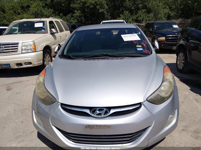 2013 Hyundai Elantra VIN KMHDH4AE1DU991134 IAAI salvage auction — NORMAL WEAR, Original (Texas), sold $400 on 2026-07-29 (photo 6)