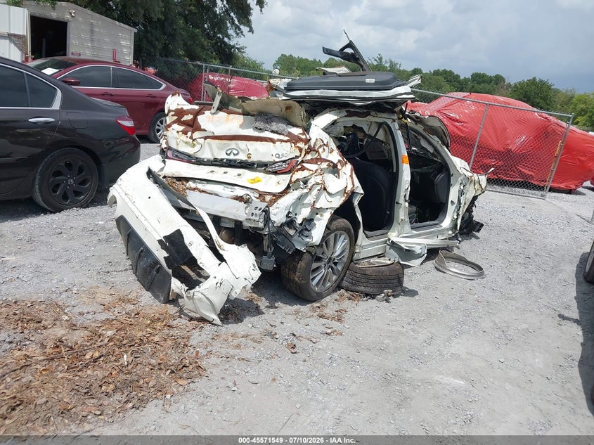 2021 Infiniti Q50 VIN JN1EV7BP3MM705144 IAAI salvage auction — ALL OVER, Certificate Of Destruction (Florida), sold $225 on 2026-07-15 (photo 4)