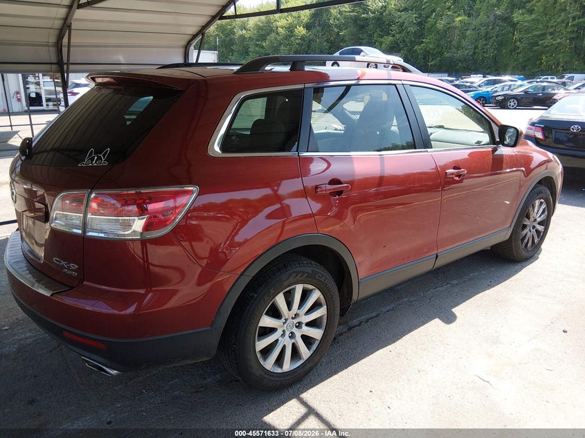 2009 Mazda Cx-9 VIN JM3TB38VX90173571 IAAI salvage auction — ROOF, Salvage (Connecticut), sold $350 on 2026-07-23 (photo 4)