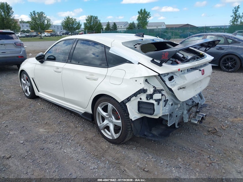 2025 Honda Civic VIN JHMFL5G44SX001846 IAAI salvage auction — REAR END, Mv-907A (New York), sold $20,950 on 2026-08-01 (photo 3)