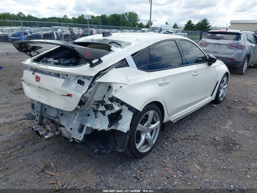 2025 Honda Civic VIN JHMFL5G44SX001846 IAAI salvage auction — REAR END, Mv-907A (New York), sold $20,950 on 2026-08-01 (photo 4)