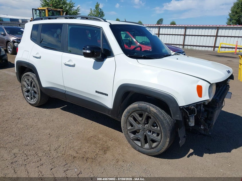 2022 Jeep Renegade VIN ZACNJDE16NPN72524 IAAI salvage auction — FRONT END, Salvage Title, sold $3,525 on 2026-08-18 (photo 1)
