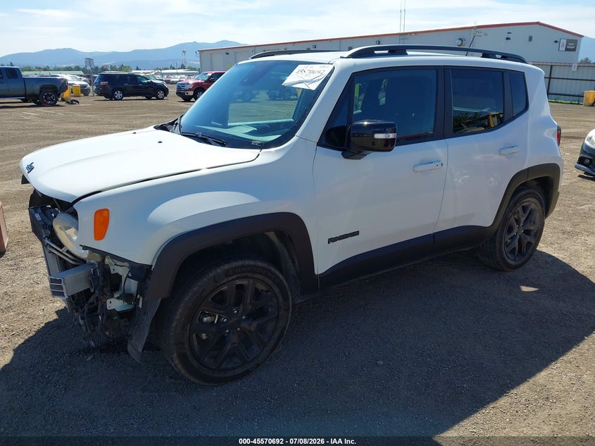 2022 Jeep Renegade VIN ZACNJDE16NPN72524 IAAI salvage auction — FRONT END, Salvage Title, sold $3,525 on 2026-08-18 (photo 2)