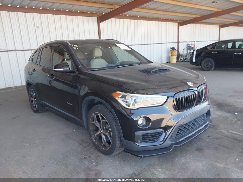 2016 BMW X1 VIN WBXHT3C33G5E50164 IAAI salvage auction — LEFT REAR, Salvage Title, sold $3,300 on 2026-07-30 (photo 1)