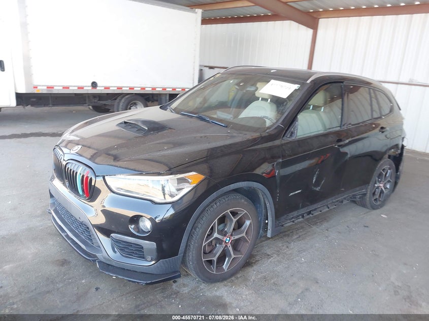 2016 BMW X1 VIN WBXHT3C33G5E50164 IAAI salvage auction — LEFT REAR, Salvage Title, sold $3,300 on 2026-07-30 (photo 2)