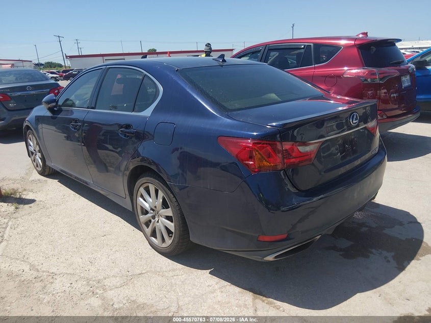 2013 Lexus Gs VIN JTHBE1BL8D5000617 IAAI salvage auction — NORMAL WEAR, Original (Texas), sold $1,500 on 2026-07-27 (photo 3)