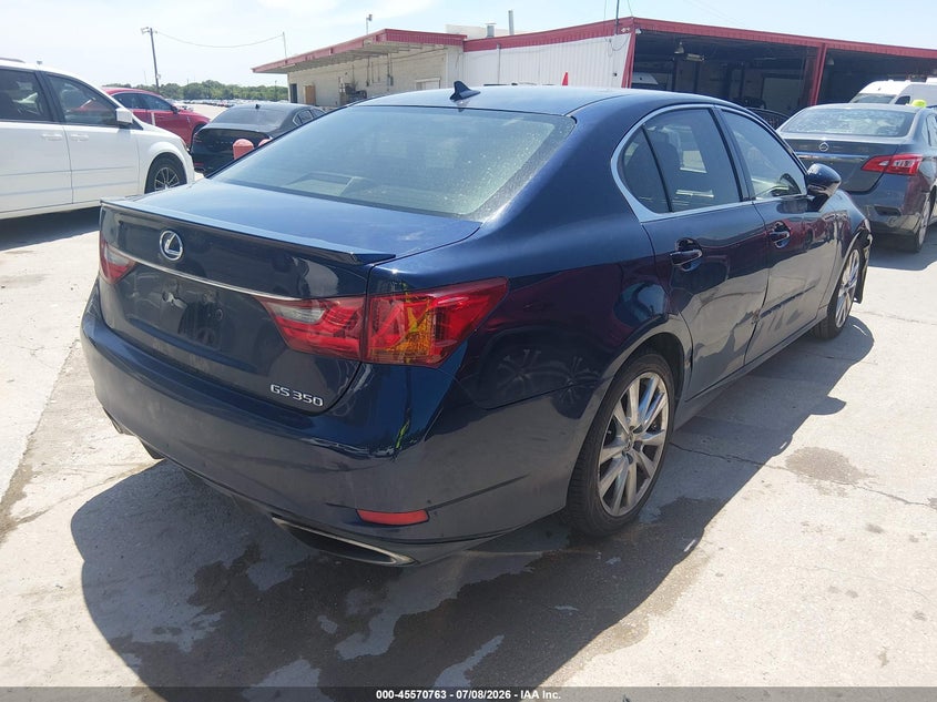 2013 Lexus Gs VIN JTHBE1BL8D5000617 IAAI salvage auction — NORMAL WEAR, Original (Texas), sold $1,500 on 2026-07-27 (photo 4)