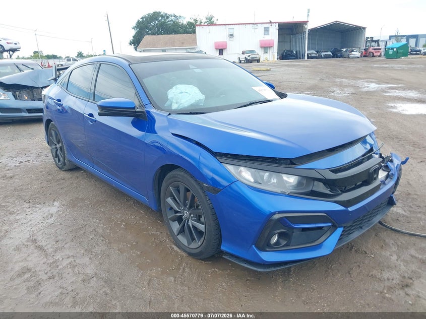 2020 Honda Civic VIN SHHFK7H62LU217642 IAAI salvage auction — FRONT END, Rebuildable (Florida), sold $2,550 on 2026-07-28 (photo 1)