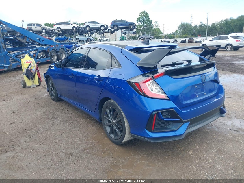 2020 Honda Civic VIN SHHFK7H62LU217642 IAAI salvage auction — FRONT END, Rebuildable (Florida), sold $2,550 on 2026-07-28 (photo 3)