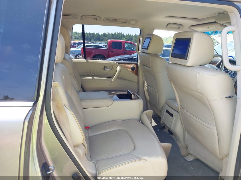 2011 Infiniti Qx56 VIN JN8AZ2NE8B9007503 IAAI salvage auction — NORMAL WEAR, Original (Texas), sold $2,125 on 2026-07-17 (photo 8)