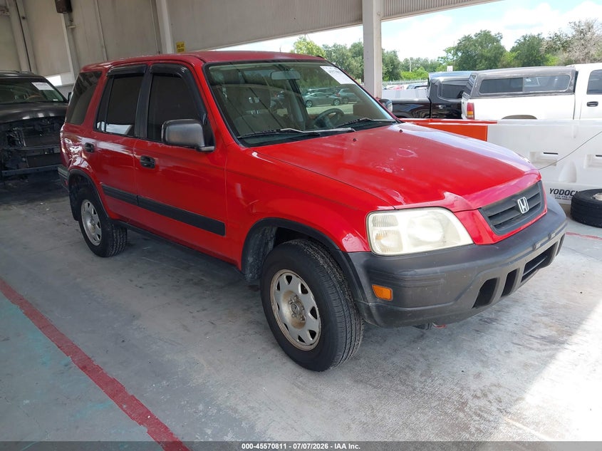 2001 Honda Cr-v VIN JHLRD284X1S011949 IAAI salvage auction — LEFT REAR, Rebuildable (Florida), sold $25 on 2026-07-29 (photo 1)
