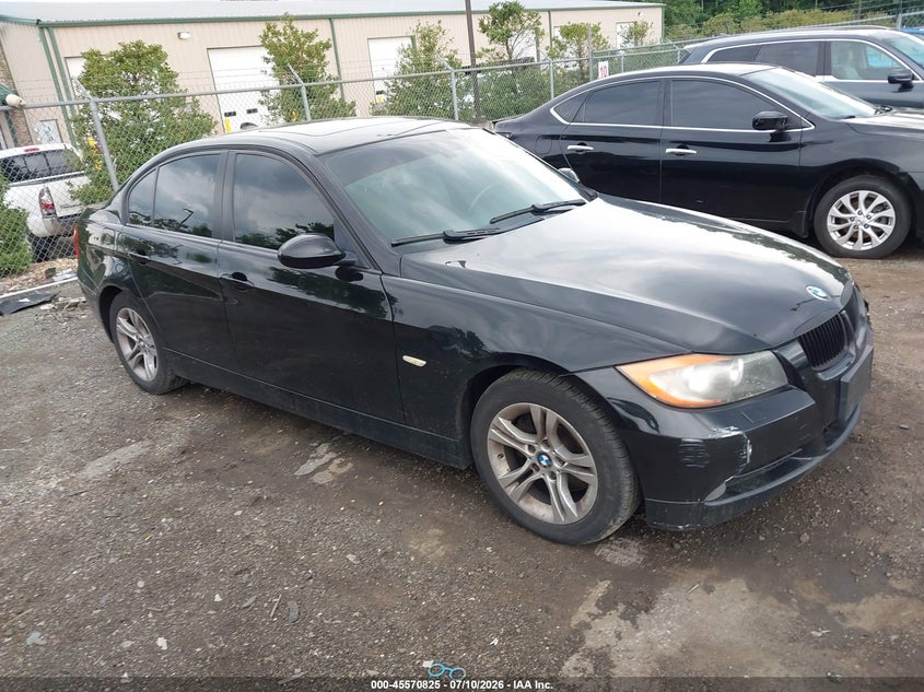 2008 BMW 3er VIN WBAVC935X8K041645 IAAI salvage auction — FRONT END, Clear (Virginia), sold $450 on 2026-07-29 (photo 1)