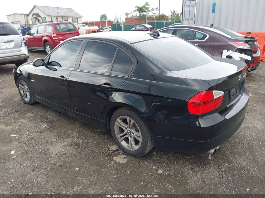 2008 BMW 3er VIN WBAVC935X8K041645 IAAI salvage auction — FRONT END, Clear (Virginia), sold $450 on 2026-07-29 (photo 3)