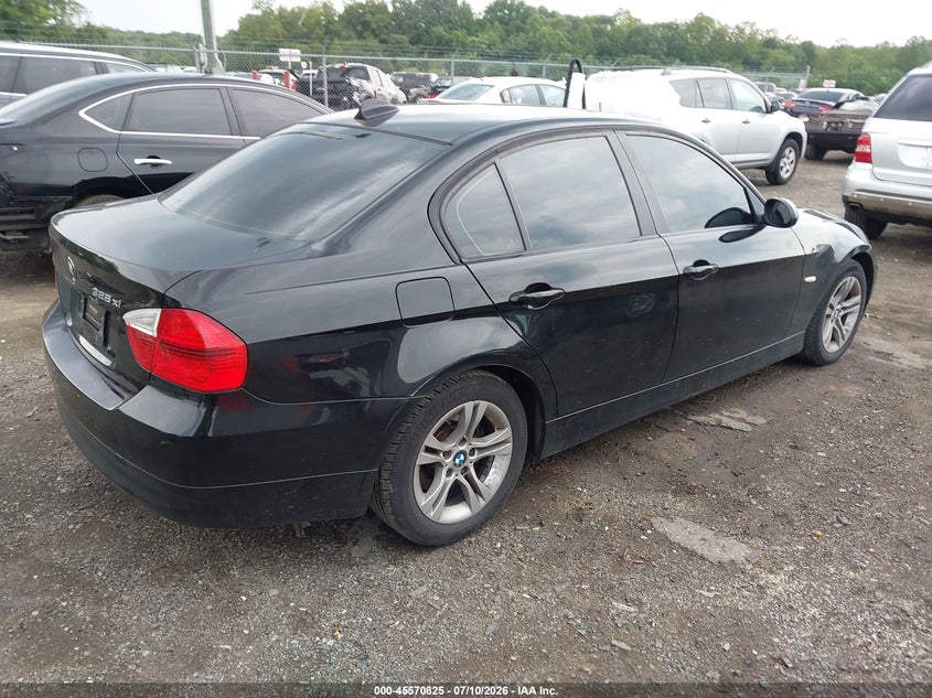 2008 BMW 3er VIN WBAVC935X8K041645 IAAI salvage auction — FRONT END, Clear (Virginia), sold $450 on 2026-07-29 (photo 4)