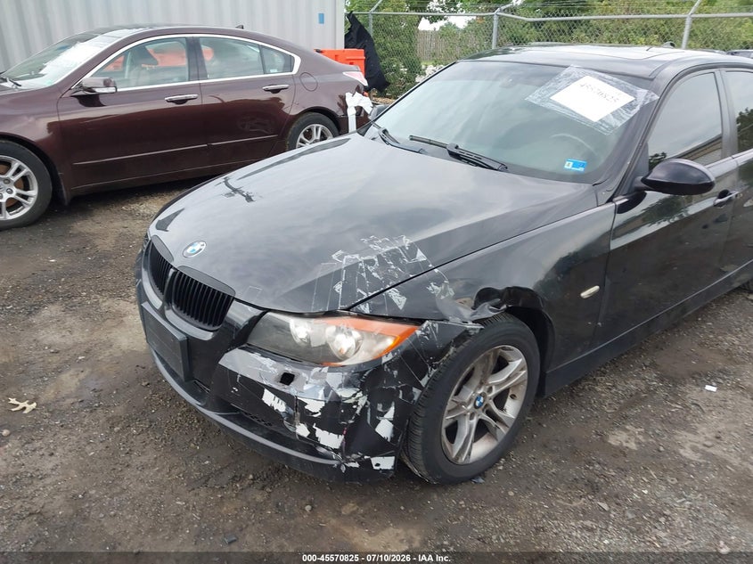 2008 BMW 3er VIN WBAVC935X8K041645 IAAI salvage auction — FRONT END, Clear (Virginia), sold $450 on 2026-07-29 (photo 6)