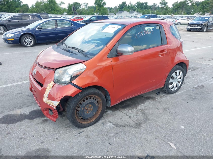 2013 Scion Iq VIN JTNJJXB02DJ023508 IAAI salvage auction — NORMAL WEAR, Clear (Indiana), sold $550 on 2026-07-17 (photo 2)