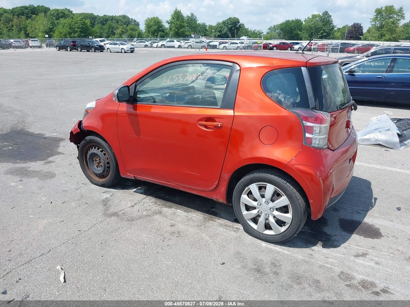 2013 Scion Iq VIN JTNJJXB02DJ023508 IAAI salvage auction — NORMAL WEAR, Clear (Indiana), sold $550 on 2026-07-17 (photo 3)