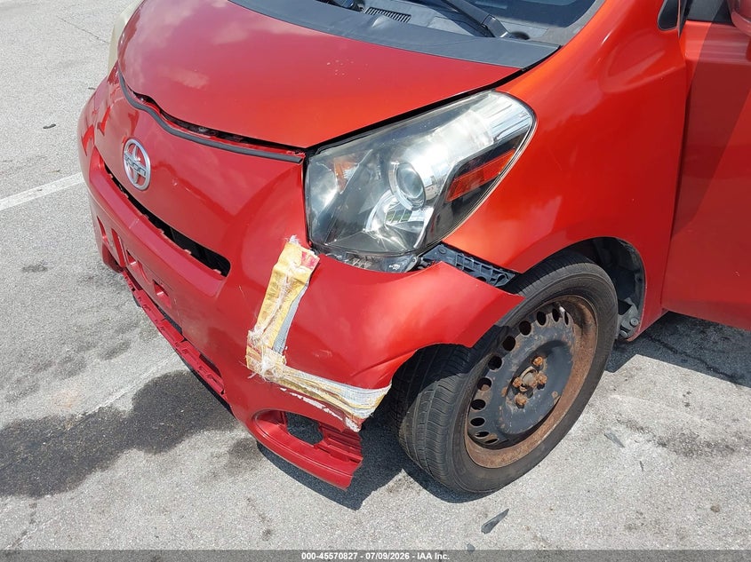 2013 Scion Iq VIN JTNJJXB02DJ023508 IAAI salvage auction — NORMAL WEAR, Clear (Indiana), sold $550 on 2026-07-17 (photo 6)