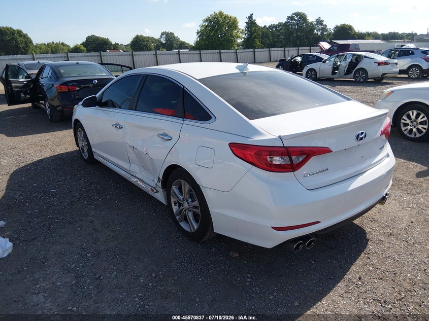 2016 Hyundai Sonata VIN 5NPE34AF8GH429097 IAAI salvage auction — SIDE, Salvage Title, sold $2,050 on 2026-09-07 (photo 3)