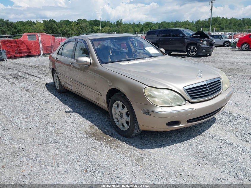2001 Mercedes-benz S class VIN WDBNG70J01A167746 IAAI salvage auction — NORMAL WEAR, Clear (Florida), sold $25 on 2026-07-23 (photo 1)