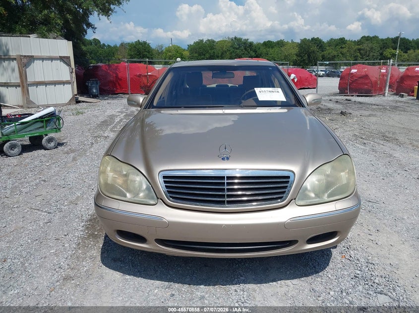 2001 Mercedes-benz S class VIN WDBNG70J01A167746 IAAI salvage auction — NORMAL WEAR, Clear (Florida), sold $25 on 2026-07-23 (photo 6)