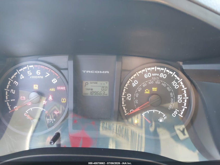 2017 Toyota Tacoma VIN 5TFRX5GN0HX091078 IAAI salvage auction — MECHANICAL, Clear (South Carolina), sold $5,650 on 2026-07-29 (photo 7)