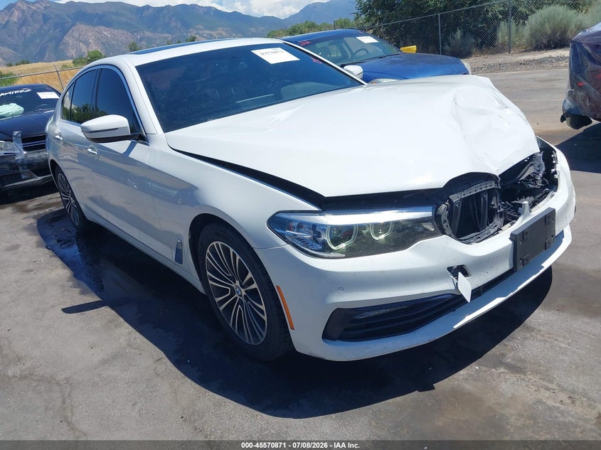 2017 BMW 5er VIN WBAJA5C34HG897506 IAAI salvage auction — FRONT & REAR, Salvage Title, sold $5,900 on 2026-08-02 (photo 1)