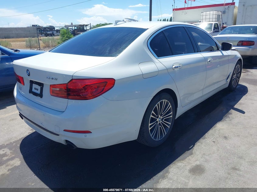 2017 BMW 5er VIN WBAJA5C34HG897506 IAAI salvage auction — FRONT & REAR, Salvage Title, sold $5,900 on 2026-08-02 (photo 4)