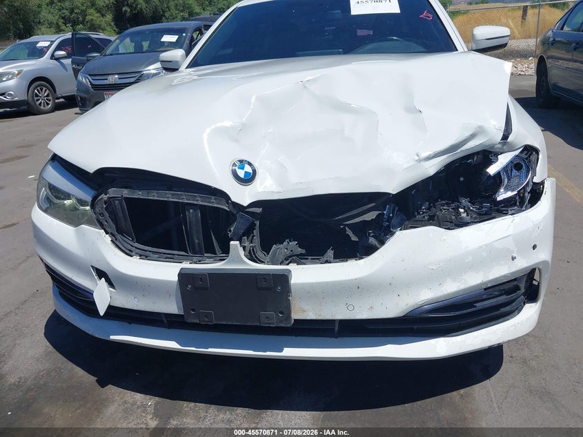 2017 BMW 5er VIN WBAJA5C34HG897506 IAAI salvage auction — FRONT & REAR, Salvage Title, sold $5,900 on 2026-08-02 (photo 6)