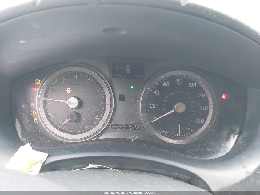 2008 Lexus ES VIN JTHBJ46G382177237 IAAI salvage auction — FRONT END, Salvage - Greater Than 75% (Maryland), sold $650 on 2026-07-29 (photo 7)