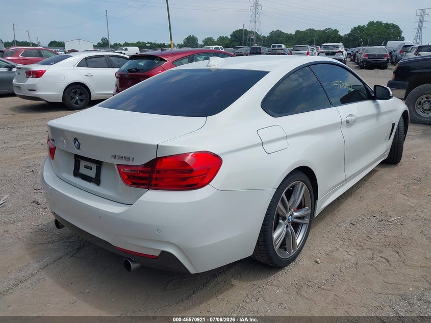 2014 BMW 4er VIN WBA3R5C57EK188628 IAAI salvage auction — FRONT END, Clear (Indiana), sold $8,100 on 2026-08-01 (photo 4)