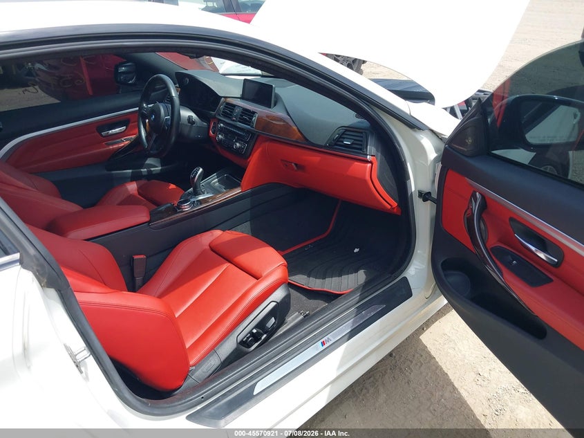 2014 BMW 4er VIN WBA3R5C57EK188628 IAAI salvage auction — FRONT END, Clear (Indiana), sold $8,100 on 2026-08-01 (photo 5)