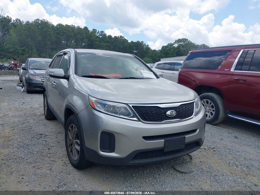 2014 Kia Sorento VIN 5XYKTCA68EG544817 IAAI salvage auction — RIGHT SIDE, Nrc Lienholder Repossession Paperwork (Georgia), sold $375 on 2026-07-28 (photo 1)