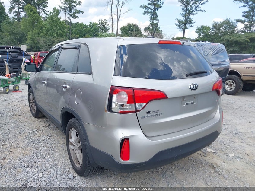 2014 Kia Sorento VIN 5XYKTCA68EG544817 IAAI salvage auction — RIGHT SIDE, Nrc Lienholder Repossession Paperwork (Georgia), sold $375 on 2026-07-28 (photo 3)