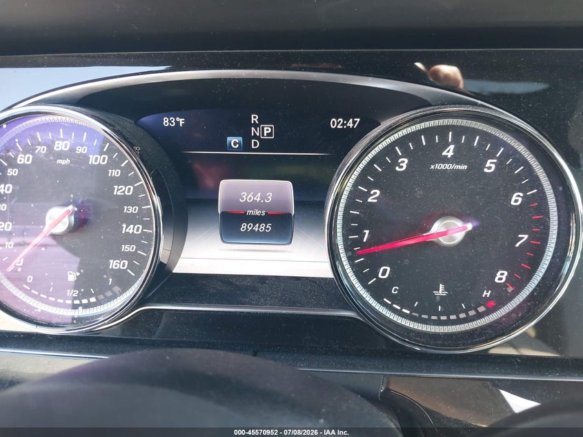 2019 Mercedes-benz E-klasse VIN WDDZF4JB5KA529735 IAAI salvage auction — UNDERCARRIAGE, Wait Title, sold $8,600 on 2026-08-03 (photo 7)