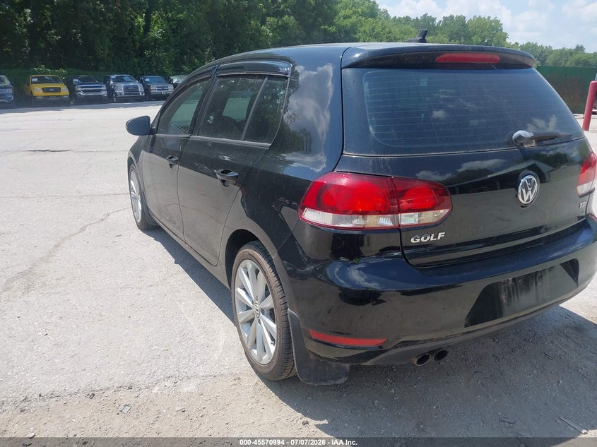 2014 Volkswagen Golf VIN WVWDM7AJ0EW003197 IAAI salvage auction — NORMAL WEAR, Clear (Missouri), sold $1,100 on 2026-07-29 (photo 3)