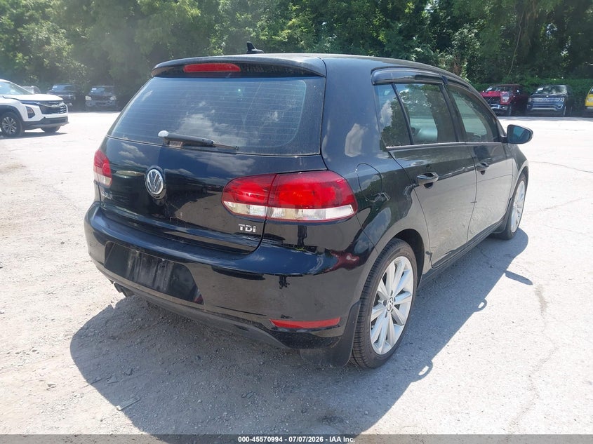 2014 Volkswagen Golf VIN WVWDM7AJ0EW003197 IAAI salvage auction — NORMAL WEAR, Clear (Missouri), sold $1,100 on 2026-07-29 (photo 4)