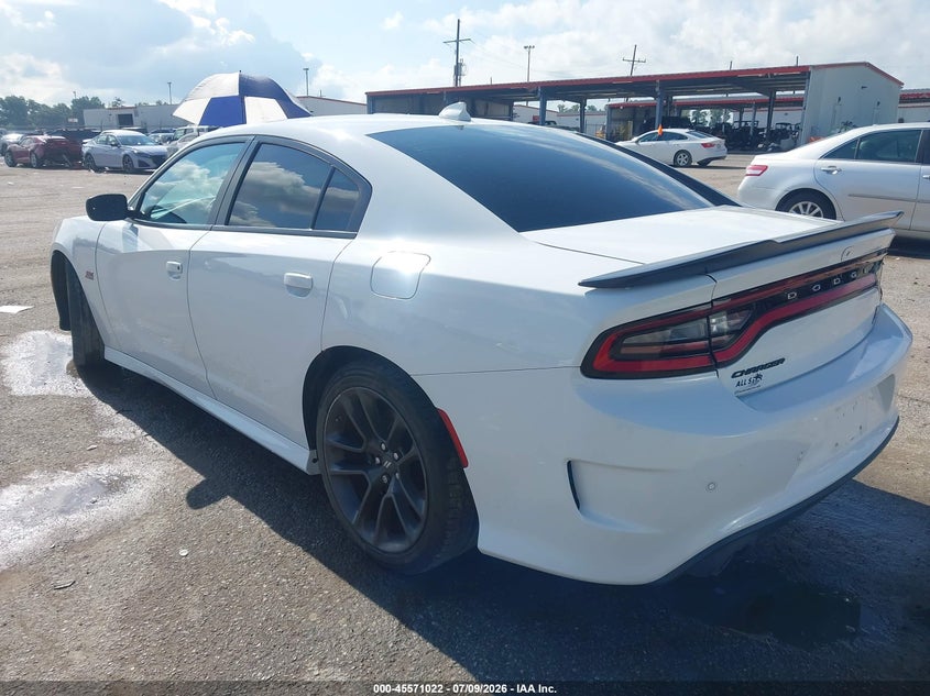 2022 Dodge Charger VIN 2C3CDXGJ1NH126013 IAAI salvage auction — WATER/FLOOD, Salvage Title, sold $15,100 on 2026-08-25 (photo 3)