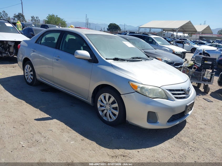 2013 Toyota Corolla VIN 5YFBU4EE9DP080581 IAAI salvage auction — NORMAL WEAR, Clear - Dealer Only (California), sold $1,200 on 2026-07-22 (photo 1)