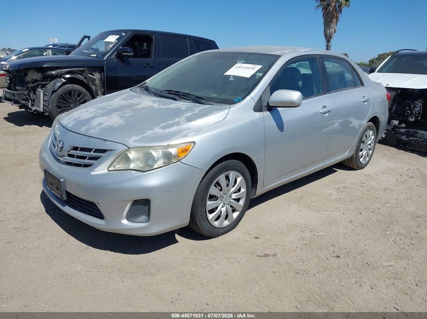 2013 Toyota Corolla VIN 5YFBU4EE9DP080581 IAAI salvage auction — NORMAL WEAR, Clear - Dealer Only (California), sold $1,200 on 2026-07-22 (photo 2)