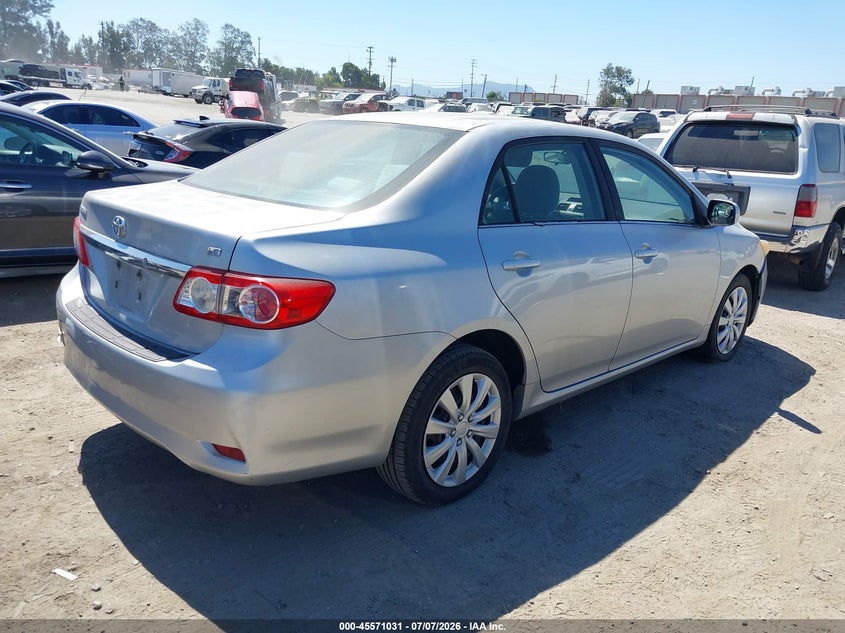 2013 Toyota Corolla VIN 5YFBU4EE9DP080581 IAAI salvage auction — NORMAL WEAR, Clear - Dealer Only (California), sold $1,200 on 2026-07-22 (photo 4)