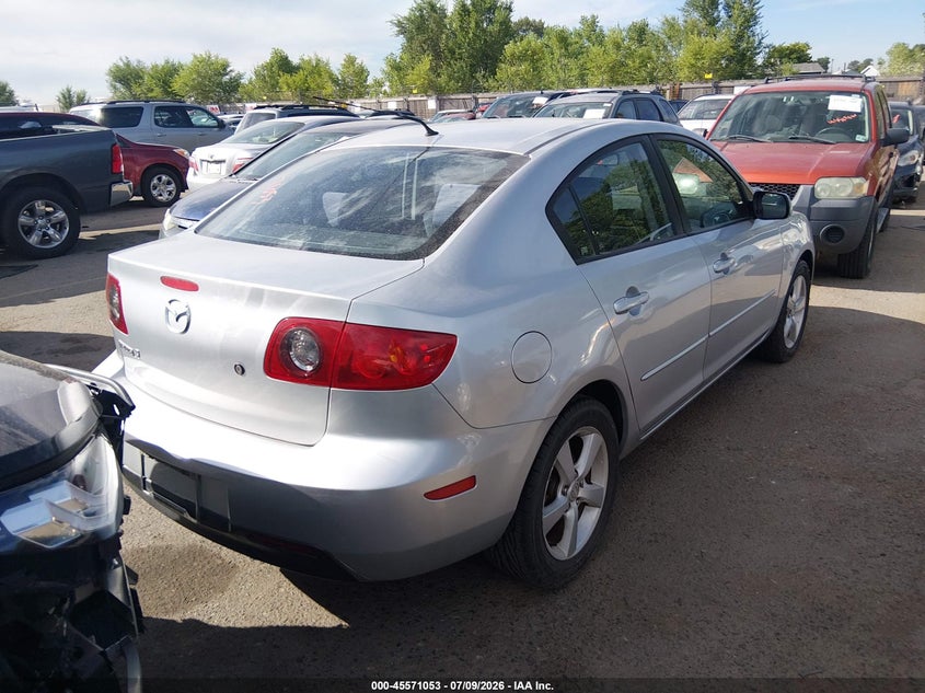 2005 Mazda 3 VIN JM1BK12F051254965 IAAI salvage auction — NORMAL WEAR, Clear (Arizona), sold $475 on 2026-07-28 (photo 4)