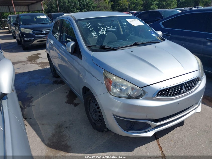 2017 Mitsubishi Mirage VIN ML32A3HJ1HH003350 IAAI salvage auction — NORMAL WEAR, Original (Texas), sold $25 on 2026-07-27 (photo 1)
