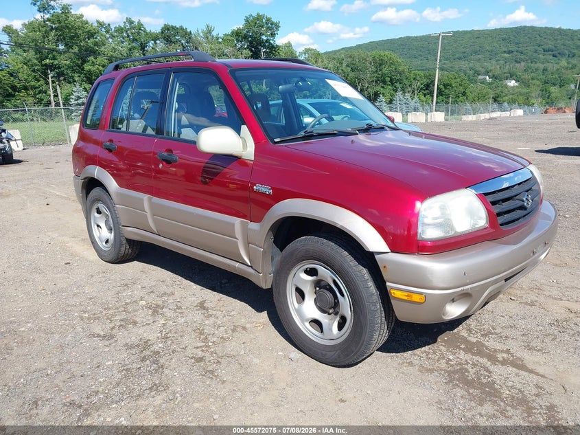 2001 Suzuki Grand vitara VIN JS3TD62V214162785 IAAI salvage auction — NORMAL WEAR, Clear (New Jersey), sold $700 on 2026-07-16 (photo 1)