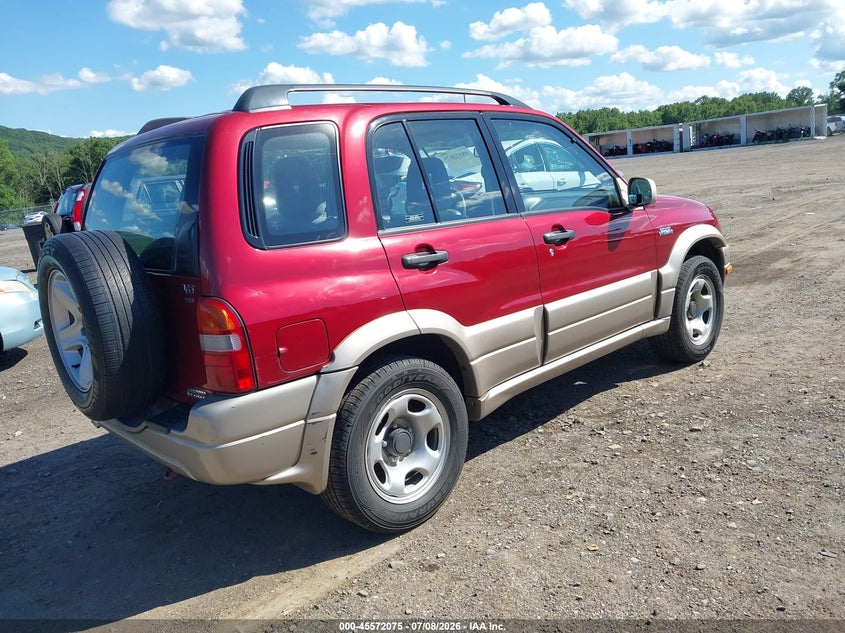 2001 Suzuki Grand vitara VIN JS3TD62V214162785 IAAI salvage auction — NORMAL WEAR, Clear (New Jersey), sold $700 on 2026-07-16 (photo 4)