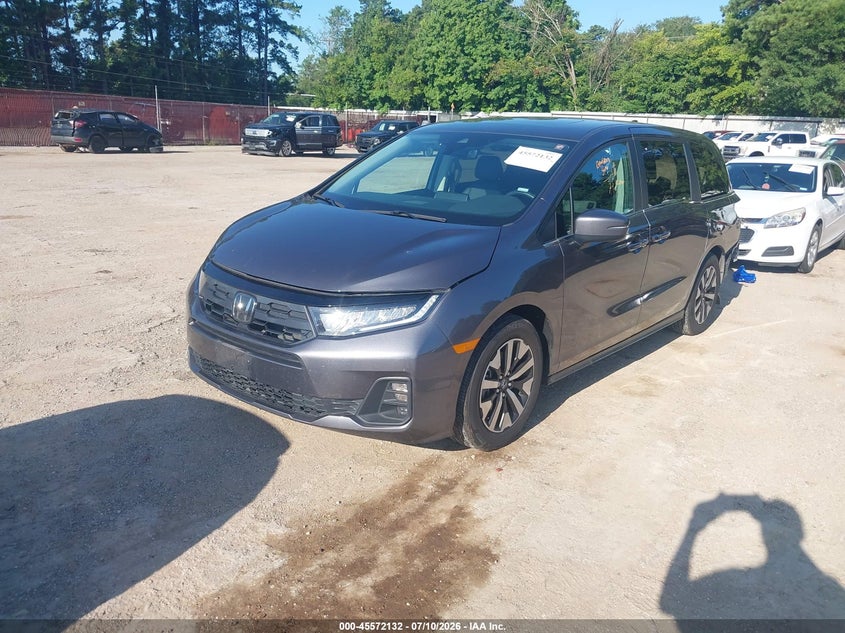 2025 Honda Odyssey VIN 5FNRL6H6XSB082575 IAAI salvage auction — REAR END, Enterprise Vehicles Clear Only (Colorado), sold $19,900 on 2026-07-29 (photo 2)
